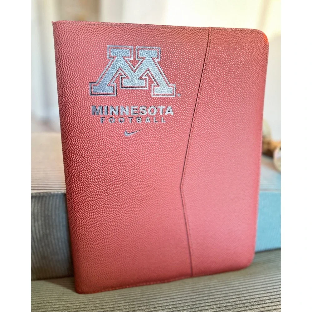 Nike Minnesota Golden Gophers Football Pebbled Leather Portfolio Folder